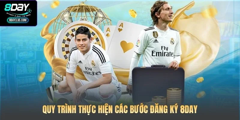 Quy trình thực hiện các bước đăng ký 8DAY